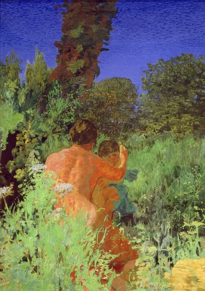 De kindertijd van Jupiter, ca. 1919-20 door Ker Xavier Roussel